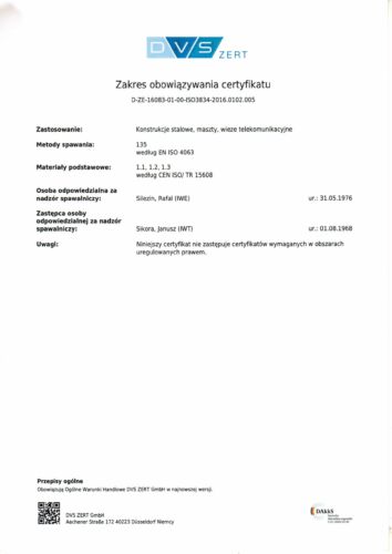 ISO 3834-2 (B) pol